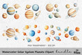 Solar System Planets Clipart Bundle