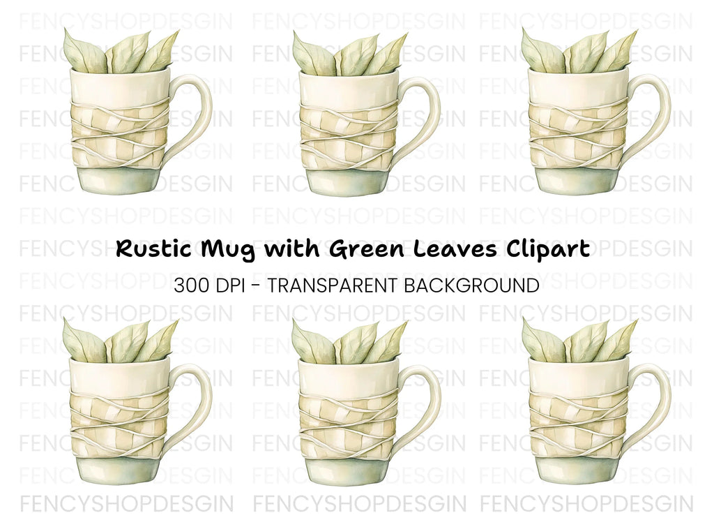 Green Leaves Clipart Bundle