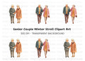 Elderly Couple Clipart Bundle