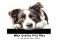 Adorable Border Collie Dog Clipart Bundle