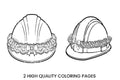 Christmas Hard Hats Coloring Books