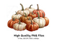 Autumn Harvest Pumpkin Clipart Bundle