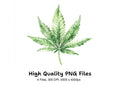 Cannabis Leaves Clipart Bundle