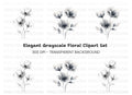 Delicate Floral Clipart Bundle