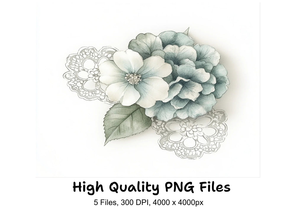 Elegant Floral Clipart Bundle