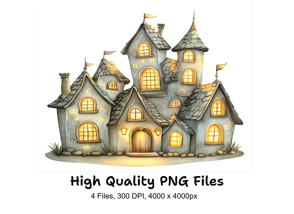 Enchanted Village Clipart Bundle
