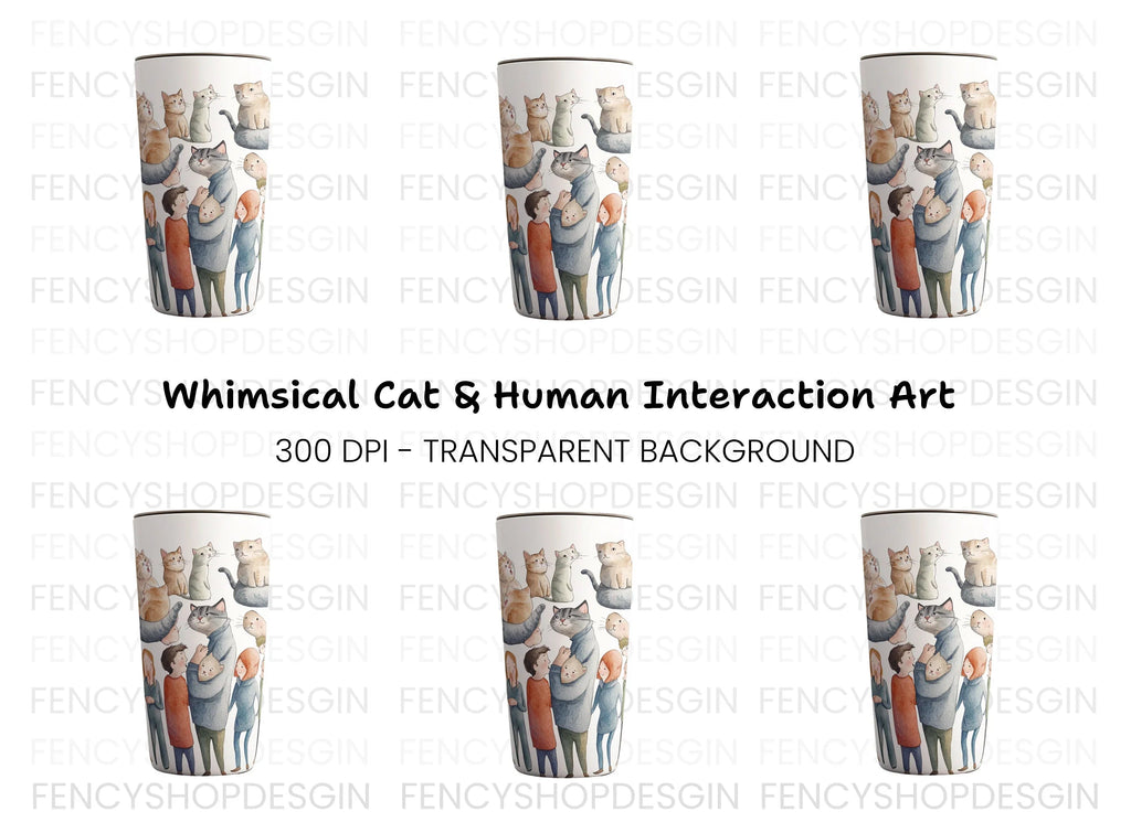 Cute Cat Lover Clipart Bundle
