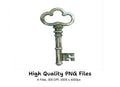 Ornate Antique Keys Clipart Bundle