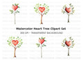 Love Tree Clipart Bundle