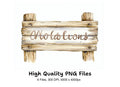 Hand Painted Wooden Boards Clipart Bundle