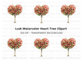 Heart Tree Clipart Bundle