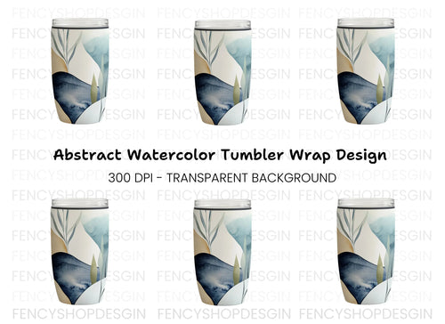 Abstract Tumbler Clipart Bundle