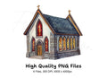 Charming Church Clipart Bundle