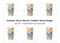 Summer Beach Tumbler Clipart Bundle