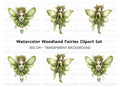 Whimsical Forest Fairy Clipart Bundle
