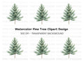 Pine Tree Clipart Bundle