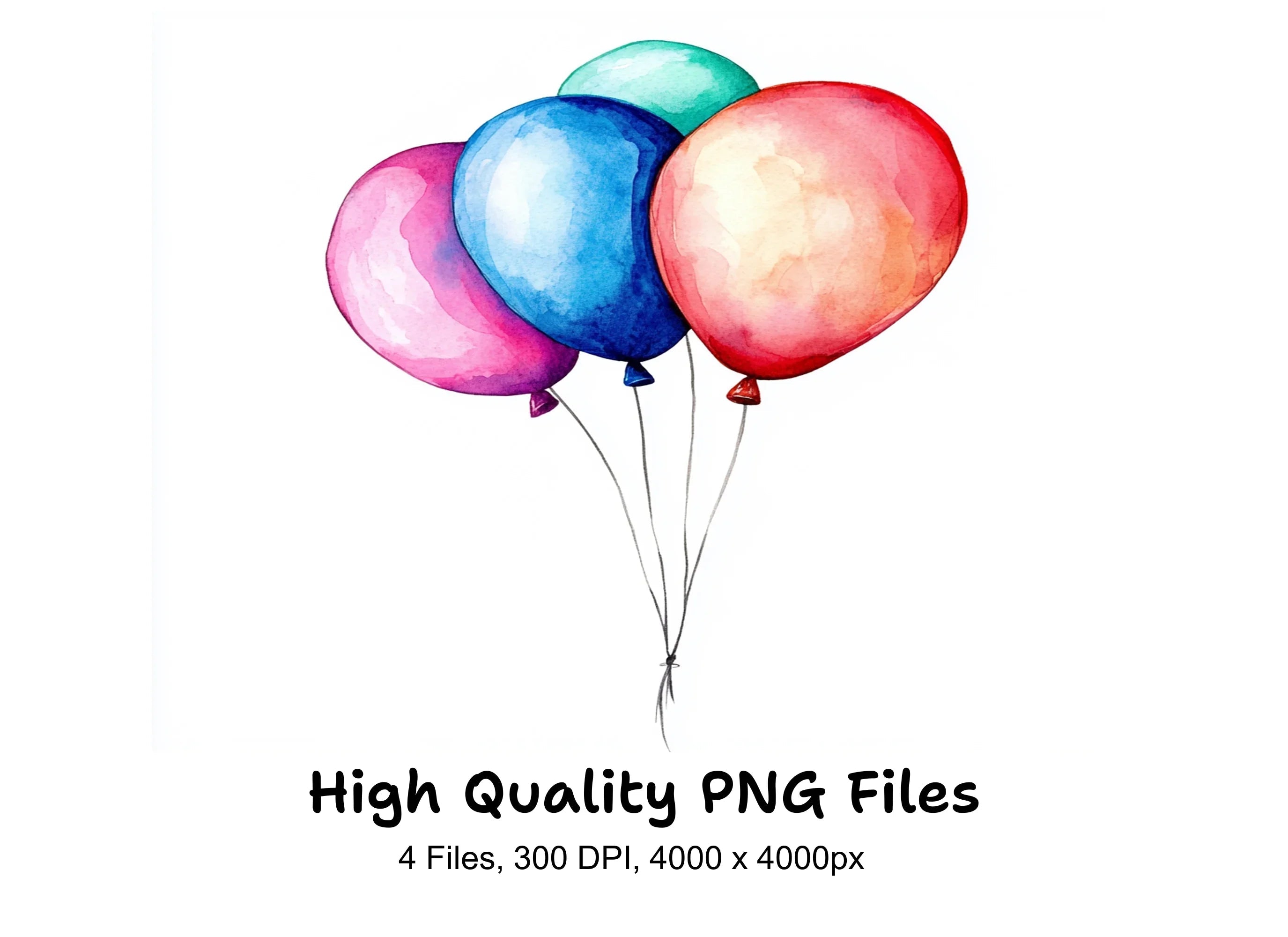 Balloon Clipart Bundle