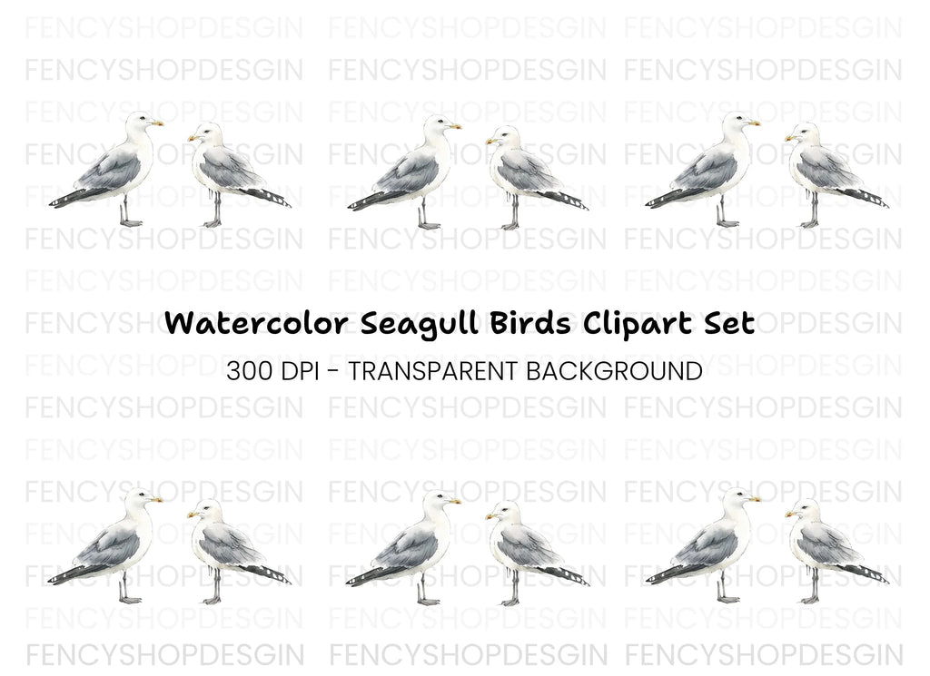 Seagull Clipart Bundle