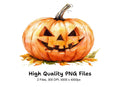 Spooky Halloween Jack-O'-Lantern Clipart Bundle