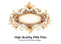 Elegant Vintage Frames Clipart Bundle