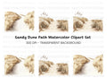 Beach Dune Grass Clipart Bundle