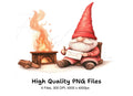 Christmas Gnomes Alphabet Clipart Bundle