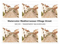 European Village Street Clipart Bundle
