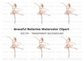 Elegant Ballerina Clipart Bundle