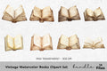 Vintage Books Clipart Bundle