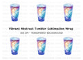 Swirl Glass Clipart Bundle
