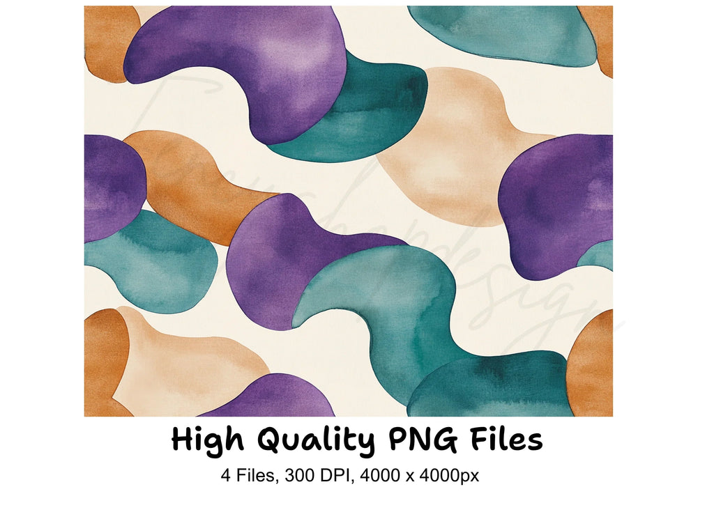 Boho Abstract Shapes Clipart Bundle