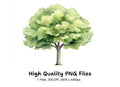 Green Tree Clipart Bundle