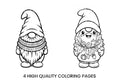 Cozy Autumn Gnomes Coloring Books