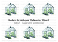 Greenhouse Clipart Bundle