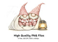 Cute Valentine Gnomes Clipart Bundle