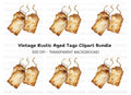 Vintage Tags Clipart Bundle