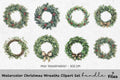 Christmas Wreaths Clipart Bundle