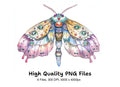 Elegant Moth Clipart Bundle