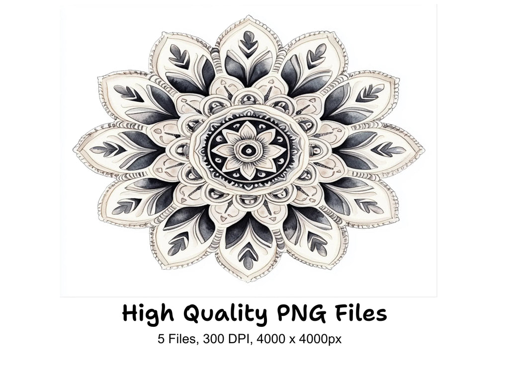 Elegant Mandala Clipart Bundle