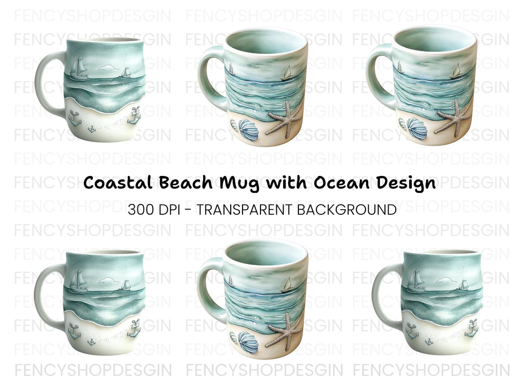 Beach Ocean Clipart Bundle