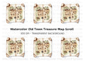 Hand Drawn Military Base Map Clipart Bundle