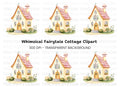 Cute Fairy Tale House Clipart Bundle