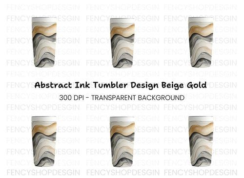 Abstract Wavy Pattern Tumbler Clipart Bundle