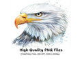 Majestic Eagle Head Clipart Bundle