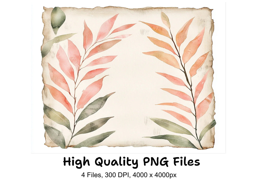 Autumn Leaves Clipart Bundle