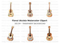 Mexican Guitar Clipart Bundle