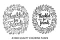 Autumn Joy Thankful Friends Coloring Books