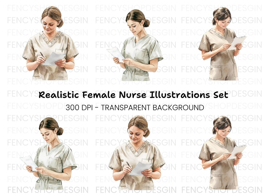 Nurses Clipart Bundle