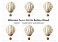 Hot Air Balloon Clipart Bundle