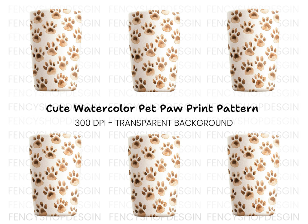 Cute Paw Clipart Bundle